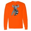 Safety Long Sleeve  Special Gildan Heavy Cotton Long Sleeve T-Shirt Thumbnail
